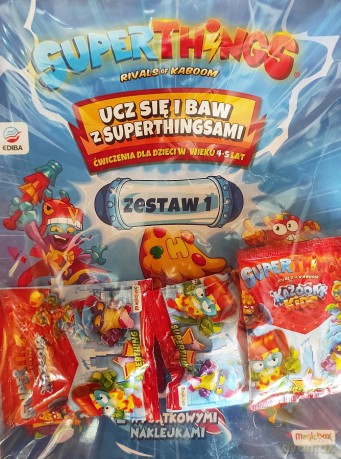 SuperThings. Ucz się i baw z SuperThingsami. Zestaw 1 [KSIĄŻKA]