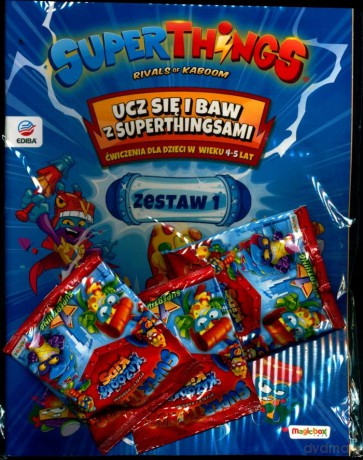 SuperThings. Ucz się i baw z SuperThingsami. Zestaw 1 [KSIĄŻKA]