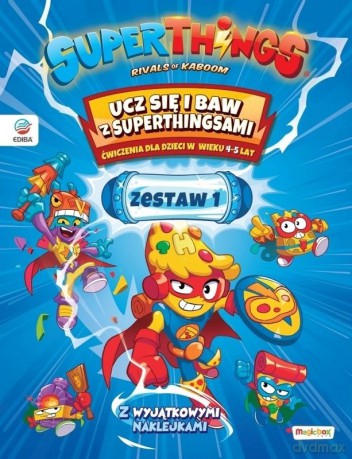 SuperThings. Ucz się i baw z SuperThingsami. Zestaw 1 [KSIĄŻKA]