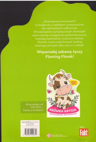 Zwierzakowe kolorowanki. Flaming Florek [KSIĄŻKA]