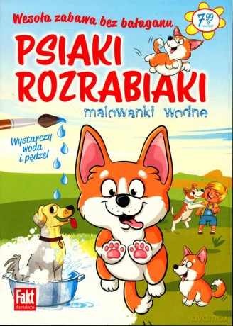 Psiaki rozrabiaki. Malowanki wodne [KSIĄŻKA]