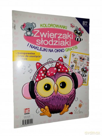 Zwierzaki słodziaki. Kolorowanki [KSIĄŻKA]