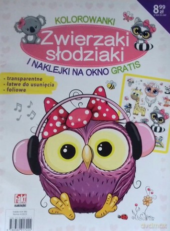 Zwierzaki słodziaki. Kolorowanki [KSIĄŻKA]