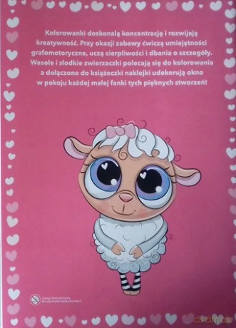 Zwierzaki słodziaki. Kolorowanki [KSIĄŻKA]