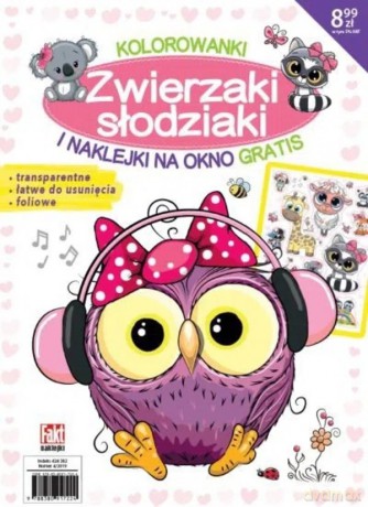 Zwierzaki słodziaki. Kolorowanki [KSIĄŻKA]