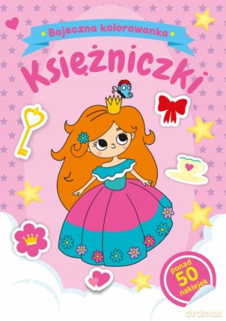 Bajeczna kolorowanka. Księżniczki - Natalia Berlik [KSIĄŻKA]