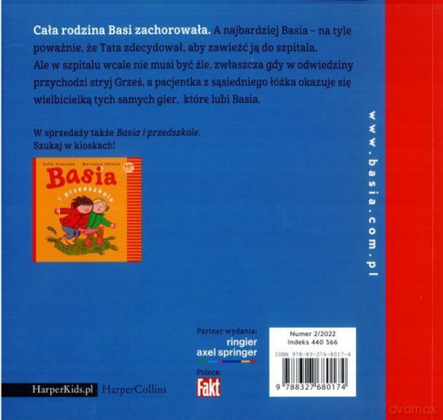 Basia i chorowanie - Zofia Stanecka, Marianna Oklejak [KSIĄŻKA]
