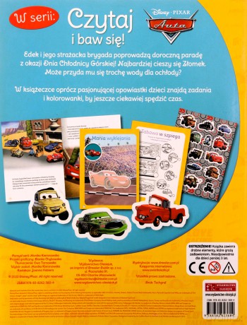 Czytaj i baw się! Strażacy w akcji. Disney Pixar Auta [KSIĄŻKA]