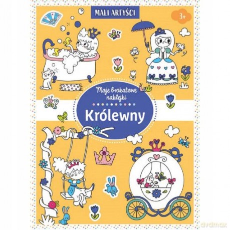 Moje brokatowe naklejki. Królewny [KSIĄŻKA]