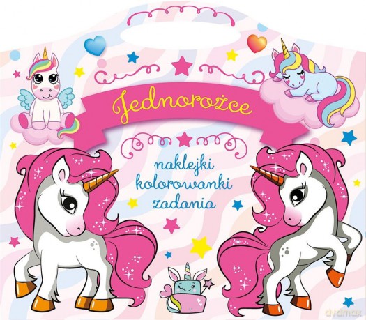 Jednorożce. Naklejki, kolorowanki, zadania [KSIĄŻKA]