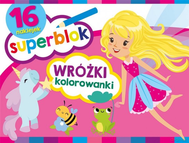 Superblok. Wróżki Kolorowanki [KSIĄŻKA]