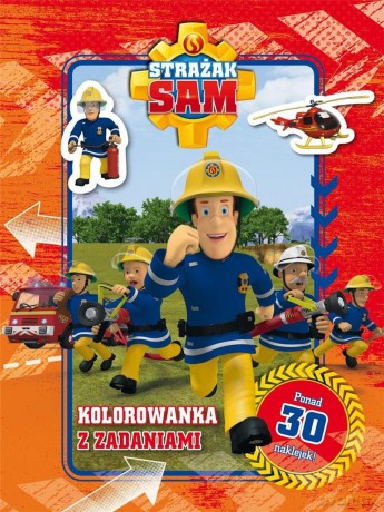 Strażak Sam. Kolorowanka z zadaniami [KSIĄŻKA]