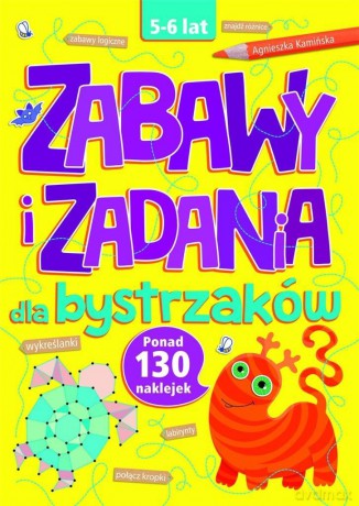 Zabawy i zadania dla bystrzaków 5-6 lat - Agnieszka Kamińska [KSIĄŻKA]