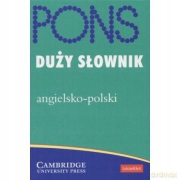 Duży słownik angielsko-polski [KSIĄŻKA]