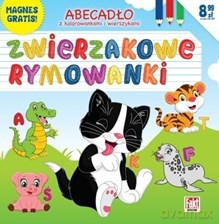 Zwierzakowe rymowanki. Abecadło z kolorowankami i wierszykami [KSIĄŻKA]