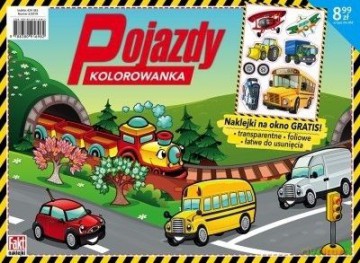 Pojazdy. Kolorowanka [KSIĄŻKA]