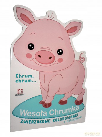 Zwierzakowe kolorowanki. Wesoła Chrumka [KSIĄŻKA]
