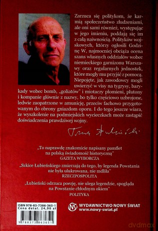 Ani tryumf, ani zgon... Szkice o powstaniu warszawskim - Tomasz Łubieński [KSIĄŻKA]
