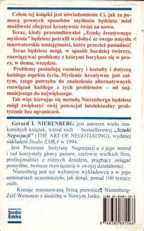 Sztuka kreatywnego myślenia - Gerard I. Nierenberg [KSIĄŻKA]