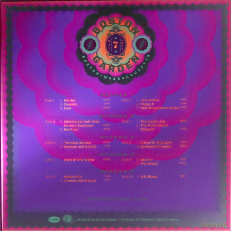 Grateful Dead: Boston Garden, Boston, Ma 5/7/77 (Black Album Box. RSD 2023) [5xWinyl]