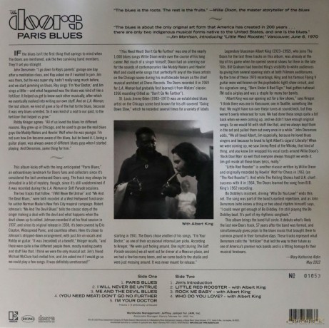 The Doors: Paris Blues (Blue) (RSD 2022) [Winyl]