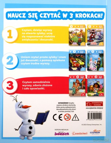 1, 2, 3, czytasz ty! Poziom 2. Nowy kolega Olafa - Elżbieta Lekan [KSIĄŻKA]