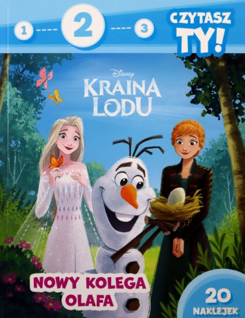 1, 2, 3, czytasz ty! Poziom 2. Nowy kolega Olafa - Elżbieta Lekan [KSIĄŻKA]