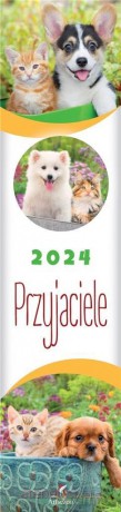 Kalendarz 2024 paskowy Przyjaciele [KALENDARZ]