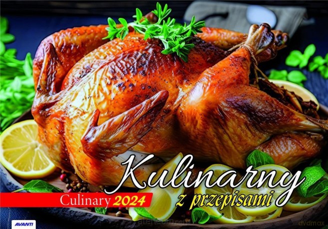 Kalendarz 2024 Ścienny Kulinarny [KALENDARZ]