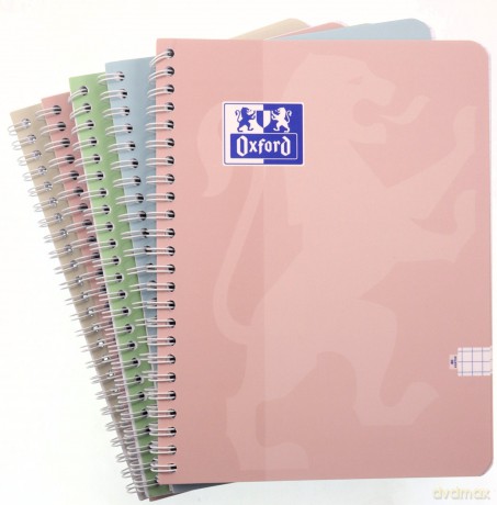 Kołozeszyt A5/80K kratka Touch Pastel (5 szt)