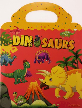 Książeczka z naklejkami - dinozaury