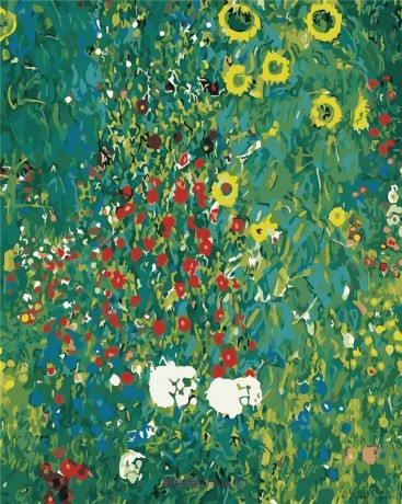 Malowanie po numerach - Słoneczniki Klimt 40x50 cm
