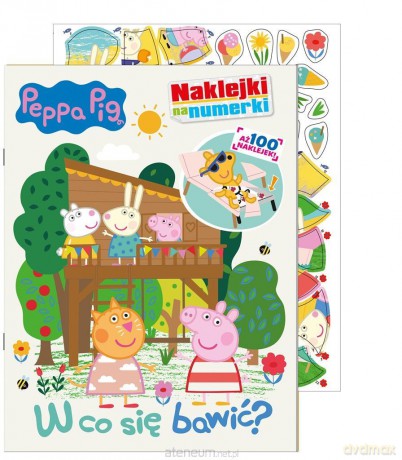 Peppa Pig. Naklejki na numerki cz.4 W co się bawić [KSIĄŻKA]