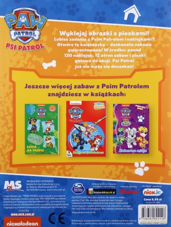 Psi Patrol. Naklejki na numerki cz.4 Gotowi przez cały rok [KSIĄŻKA]