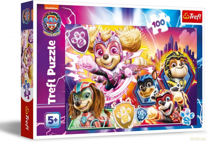 TREFL 100 el. Poznaj Mighty Pups [PUZZLE]