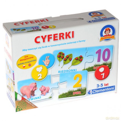 CLEMENTONI Gra Cyferki 60695 [GRA]