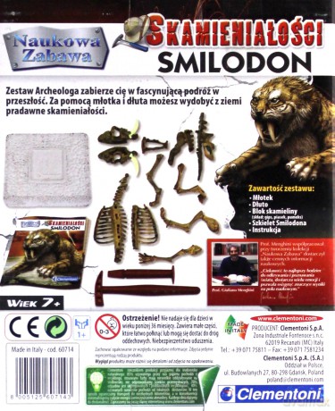 CLEMENTONI Skamieniałości Smilodon 60714
