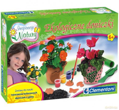 CLEMENTONI Ekologiczne Doniczki 60015 [ZABAWKA]