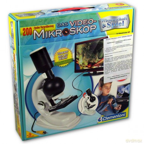 CLEMENTONI Mikroskop TV 69750 [ZABAWKA]