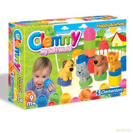 CLEMENTONI Klocki Clemmy Zwierzęta 14773 [KLOCKI]