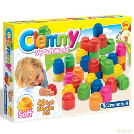 CLEMENTONI Klocki Clemmy 40 el. 14709 [KLOCKI]