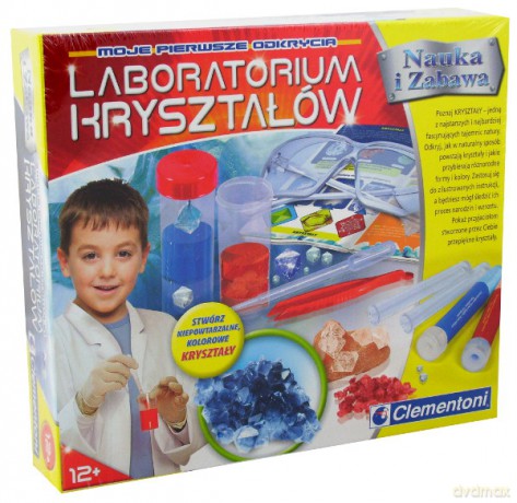 CLEMENTONI ZEST. DYDAKT. ŚREDN KRYSZTAŁY 60684 [ZABAWKA]