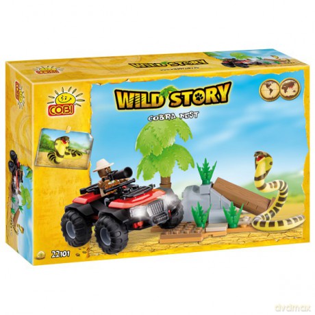 COBI Wild Story Gniazdo Kobry 100 kl 22101 [ZABAWKA]