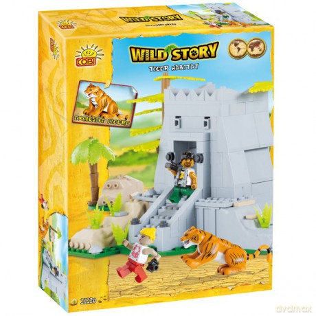 COBI Wild Story Siedlisko Tygrysa 220 kl 22220 [ZABAWKA]
