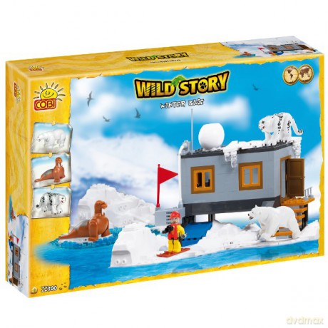 COBI Wild Story Baza Zimowa 300 kl 22300 [ZABAWKA]