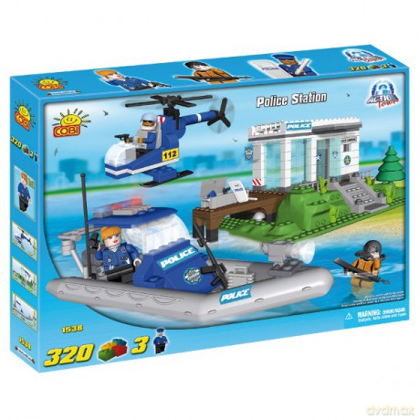 COBI Action Town; Posterunek Policji 320 1538 [KLOCKI]