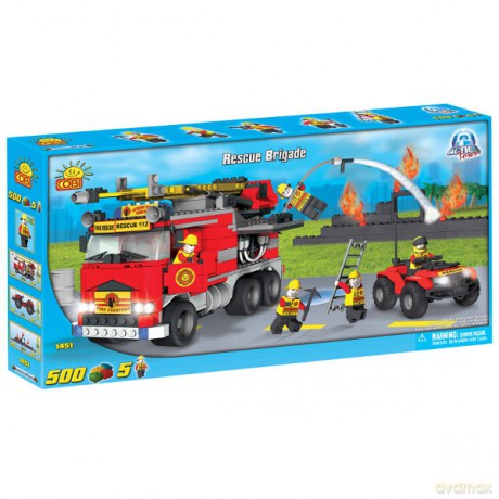 COBI CITY; BRYGADA RATUNKOWA 500el. 1451 [KLOCKI]
