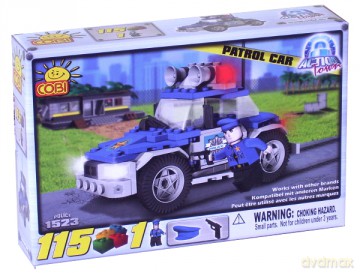 COBI CITY SAMOCHÓD POLICYJNY 115 KL. 1523 [KLOCKI]