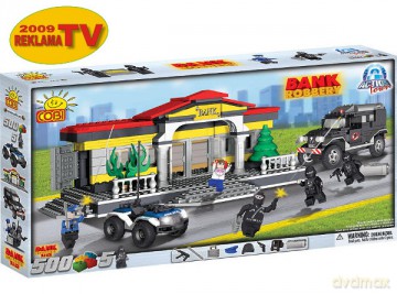 COBI CITY; NAPAD NA BANK 500 KL. 1552 [KLOCKI]