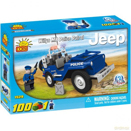COBI Jeep Willys Patrol Policyjny 100 kl 1529 [KLOCKI]